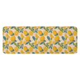 thumbnail image 1 of Yellow Lemon Fruit Flowers Pink Pattern Kitchen Rug Mat,Kitchen Runner Rugs Non Skid Washable,Decorative Kitchen Floor Mats for Kitchen,Sink,Laundry,17"x47.2", 1 of 7