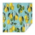thumbnail image 1 of Yellow Lemon Fruit Flowers Square Tablecloth,Waterproof Square Table Cover,Wipeable Spillproof Washable Table Cover for Home Kitchen Party Decor 42"X42"(107x107cm), 1 of 6