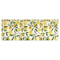 thumbnail image 1 of Yellow Lemon Fruit Flowers White Pattern Kitchen Rug Mat,Kitchen Runner Rugs Non Skid Washable,Decorative Kitchen Floor Mats for Kitchen,Sink,Laundry,17"X47", 1 of 5