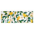 thumbnail image 1 of Yellow Lemon Fruit Flowers White Pattern Kitchen Rug Mat,Kitchen Runner Rugs Non Skid Washable,Decorative Kitchen Floor Mats for Kitchen,Sink,Laundry,17"X47", 1 of 5