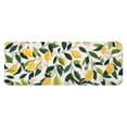 thumbnail image 1 of Yellow Lemon Fruit Flowers White Pattern Kitchen Rug Mat,Kitchen Runner Rugs Non Skid Washable,Decorative Kitchen Floor Mats for Kitchen,Sink,Laundry,17"x47.2", 1 of 7