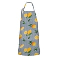 thumbnail image 1 of Yellow Lemon Fruit Leaves Apron-Garden Aprons for Women with Pockets-Cotton Linen Waterproof Kitchen Cooking Gardening Aprons Adjustable for Kitchen,Cooking,BBQ and Salon 33x27 Inch, 1 of 7