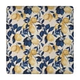 thumbnail image 1 of Yellow Lemon Fruit Leaves Beige Pattern Square Fitted Tablecloth with Elastic Edge,Square Table Cover,Washable Elastic Table Cover for Home Kitchen Party Decor 34"x34", 1 of 6