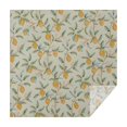 thumbnail image 1 of Yellow Lemon Fruit Leaves Beige Pattern Square Tablecloth,Waterproof Square Table Cover,Wipeable Spillproof Washable Table Cover for Home Kitchen Party Decor 60"x60"(152x152cm), 1 of 6