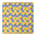 thumbnail image 1 of Yellow Lemon Fruit Leaves Pink Pattern Square Fitted Tablecloth with Elastic Edge,Square Table Cover,Washable Elastic Table Cover for Home Kitchen Party Decor 36"x36", 1 of 6