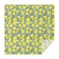 thumbnail image 1 of Yellow Lemon Fruit Leaves White Pattern Square Tablecloth,Waterproof Square Table Cover,Wipeable Spillproof Washable Table Cover for Home Kitchen Party Decor 42"X42"(107x107cm), 1 of 6