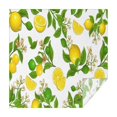 thumbnail image 1 of Yellow Lemon Fruit Limes White Pattern Square Tablecloth,Waterproof Square Table Cover,Wipeable Spillproof Washable Table Cover for Home Kitchen Party Decor 60"x60"(152x152cm), 1 of 6