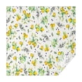 thumbnail image 1 of Yellow Lemon Fruit Olives White Pattern Square Tablecloth,Waterproof Square Table Cover,Wipeable Spillproof Washable Table Cover for Home Kitchen Party Decor 42"X42"(107x107cm), 1 of 6