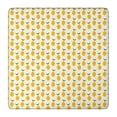 thumbnail image 1 of Yellow Lemon Fruit Repeat Beige Pattern Square Fitted Tablecloth with Elastic Edge,Square Table Cover,Washable Elastic Table Cover for Home Kitchen Party Decor 36"x36", 1 of 6