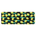 thumbnail image 1 of Yellow Lemon Fruit Slices Black Pattern Kitchen Rug Mat,Kitchen Runner Rugs Non Skid Washable,Decorative Kitchen Floor Mats for Kitchen,Sink,Laundry,17"x47.2", 1 of 7
