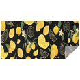 thumbnail image 1 of Yellow Lemon Fruit Slices Black Pattern Rectangle Tablecloth 60"x120",Waterproof Polyester Rectangle Table Cloth, Wipeable Spillproof Polyester Tablecloth for Dining, Camping, Indoor and Outdoor, 1 of 6