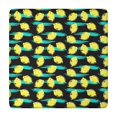 thumbnail image 1 of Yellow Lemon Fruit Slices Black Pattern Square Fitted Tablecloth with Elastic Edge,Square Table Cover,Washable Elastic Table Cover for Home Kitchen Party Decor 34"x34", 1 of 6