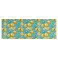 thumbnail image 1 of Yellow Lemon Fruit Slices Blue Pattern Kitchen Rug Mat,Kitchen Runner Rugs Non Skid Washable,Decorative Kitchen Floor Mats for Kitchen,Sink,Laundry,17"X47", 1 of 5