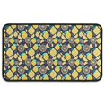 thumbnail image 1 of Yellow Lemon Fruit Slices DarkBlue Pattern Door Rugs,Washable Non Slip Door Mats Indoor,Decorative Door Mats,Entry Mat Indoor for Entrance,Bedroom,Kitchen,Bathroom,30"x17", 1 of 6