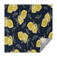 thumbnail image 1 of Yellow Lemon Fruit Slices DarkBlue Pattern Square Tablecloth,Waterproof Square Table Cover,Wipeable Spillproof Washable Table Cover for Home Kitchen Party Decor 52"x52"(132x132cm), 1 of 6