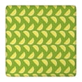 thumbnail image 1 of Yellow Lemon Fruit Slices Green Pattern Square Fitted Tablecloth with Elastic Edge,Square Table Cover,Washable Elastic Table Cover for Home Kitchen Party Decor 36"x36", 1 of 6
