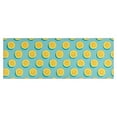 thumbnail image 1 of Yellow Lemon Fruit Slices LightBlue Pattern Kitchen Rug Mat,Kitchen Runner Rugs Non Skid Washable,Decorative Kitchen Floor Mats for Kitchen,Sink,Laundry,17"X47", 1 of 5
