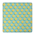 thumbnail image 1 of Yellow Lemon Fruit Slices LightBlue Pattern Square Fitted Tablecloth with Elastic Edge,Square Table Cover,Washable Elastic Table Cover for Home Kitchen Party Decor 34"x34", 1 of 6