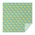 thumbnail image 1 of Yellow Lemon Fruit Slices LightBlue Pattern Square Tablecloth,Waterproof Square Table Cover,Wipeable Spillproof Washable Table Cover for Home Kitchen Party Decor 60"x60"(152x152cm), 1 of 6