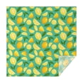 thumbnail image 1 of Yellow Lemon Fruit Slices LightGreen Pattern Square Tablecloth,Waterproof Square Table Cover,Wipeable Spillproof Washable Table Cover for Home Kitchen Party Decor 42"X42"(107x107cm), 1 of 6