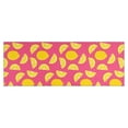 thumbnail image 1 of Yellow Lemon Fruit Slices Pink Pattern Kitchen Rug Mat,Kitchen Runner Rugs Non Skid Washable,Decorative Kitchen Floor Mats for Kitchen,Sink,Laundry,17"X47", 1 of 5