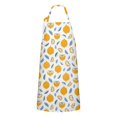 thumbnail image 1 of Yellow Lemon Fruit Slices White Pattern Apron-Garden Aprons for Women with Pockets-Cotton Linen Waterproof Kitchen Cooking Gardening Aprons Adjustable for Kitchen,Cooking,BBQ and Salon 33x27 Inch, 1 of 7