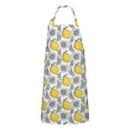 thumbnail image 1 of Yellow Lemon Fruit Slices White Pattern Apron-Garden Aprons for Women with Pockets-Cotton Linen Waterproof Kitchen Cooking Gardening Aprons Adjustable for Kitchen,Cooking,BBQ and Salon 33x27 Inch, 1 of 7