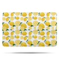 thumbnail image 1 of Yellow Lemon Fruit Slices White Pattern Bathroom Rugs Mat,Non Slip Microfiber Bathroom Rug,Rubber Backing,Soft Bathroom Mats for Bathroom Floor,Tub and Shower,20x32in(50x80cm), 1 of 5