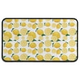 thumbnail image 1 of Yellow Lemon Fruit Slices White Pattern Door Rugs,Washable Non Slip Door Mats Indoor,Decorative Door Mats,Entry Mat Indoor for Entrance,Bedroom,Kitchen,Bathroom,30"x17", 1 of 6