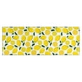 thumbnail image 1 of Yellow Lemon Fruit Slices White Pattern Kitchen Rug Mat,Kitchen Runner Rugs Non Skid Washable,Decorative Kitchen Floor Mats for Kitchen,Sink,Laundry,17"X47", 1 of 5