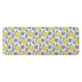 thumbnail image 1 of Yellow Lemon Fruit Slices White Pattern Kitchen Rug Mat,Kitchen Runner Rugs Non Skid Washable,Decorative Kitchen Floor Mats for Kitchen,Sink,Laundry,17"x47.2", 1 of 7