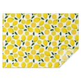 thumbnail image 1 of Yellow Lemon Fruit Slices White Pattern Rectangle Tablecloth 60"x84",Waterproof Polyester Rectangle Table Cloth, Wipeable Spillproof Polyester Tablecloth for Dining, Camping, Indoor and Outdoor, 1 of 5
