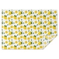 thumbnail image 1 of Yellow Lemon Fruit Slices White Pattern Rectangle Tablecloth 60"x84",Waterproof Polyester Rectangle Table Cloth, Wipeable Spillproof Polyester Tablecloth for Dining, Camping, Indoor and Outdoor, 1 of 5