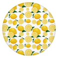 thumbnail image 1 of Yellow Lemon Fruit Slices White Pattern Round Fitted Tablecloth with Elastic Edge,Dining Table Cover Waterproof,Outdoor Round Tablecloth for Camping,Dining,Indoor and Outdoor, 1 of 7