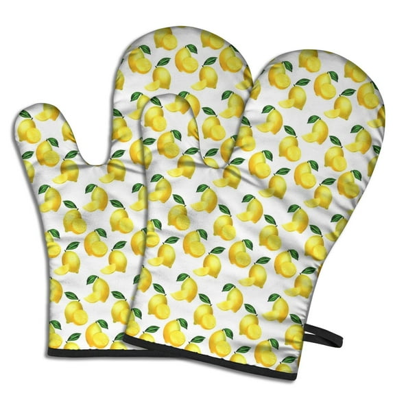 Yellow Lemon Fruit Slices White Pattern Shower Curtain OneSize ,Bathroom Decorative Shower Curtains Set with 12 Hooks,Modern Waterproof Washable Shower Curtain