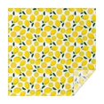 thumbnail image 1 of Yellow Lemon Fruit Slices White Pattern Square Tablecloth,Waterproof Square Table Cover,Wipeable Spillproof Washable Table Cover for Home Kitchen Party Decor 42"X42"(107x107cm), 1 of 6