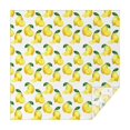 thumbnail image 1 of Yellow Lemon Fruit Slices White Pattern Square Tablecloth,Waterproof Square Table Cover,Wipeable Spillproof Washable Table Cover for Home Kitchen Party Decor 42"X42"(107x107cm), 1 of 6