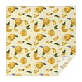 thumbnail image 1 of Yellow Lemon Fruit Slices White Pattern Square Tablecloth,Waterproof Square Table Cover,Wipeable Spillproof Washable Table Cover for Home Kitchen Party Decor 42"X42"(107x107cm), 1 of 6