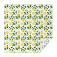 thumbnail image 1 of Yellow Lemon Fruit Slices White Pattern Square Tablecloth,Waterproof Square Table Cover,Wipeable Spillproof Washable Table Cover for Home Kitchen Party Decor 60"x60"(152x152cm), 1 of 6