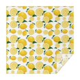 thumbnail image 1 of Yellow Lemon Fruit Slices White Pattern Square Tablecloth,Waterproof Square Table Cover,Wipeable Spillproof Washable Table Cover for Home Kitchen Party Decor 42"X42"(107x107cm), 1 of 6