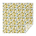 thumbnail image 1 of Yellow Lemon Fruit Slices White Pattern Square Tablecloth,Waterproof Square Table Cover,Wipeable Spillproof Washable Table Cover for Home Kitchen Party Decor 42"X42"(107x107cm), 1 of 6