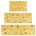 thumbnail image 1 of Yellow Lemon Fruit Slices Yellow Pattern Kitchen Rugs Sets Of 3,Kitchen Runner Rugs Non Skid Washable,Decorative Kitchen Floor Mats for Kitchen,Sink,Laundry,17"x30"+ 17"x47" + 17"x59", 1 of 6