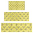 thumbnail image 1 of Yellow Lemon Fruit Slices Yellow Pattern Kitchen Rugs Sets Of 3,Kitchen Runner Rugs Non Skid Washable,Decorative Kitchen Floor Mats for Kitchen,Sink,Laundry,17"x30"+ 17"x47" + 17"x59", 1 of 6