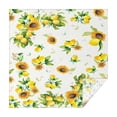 thumbnail image 1 of Yellow Lemon Fruit Sunflowers White Pattern Square Tablecloth,Waterproof Square Table Cover,Wipeable Spillproof Washable Table Cover for Home Kitchen Party Decor 42"X42"(107x107cm), 1 of 6