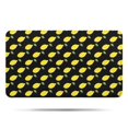 thumbnail image 1 of Yellow Lemon Fruits Black Pattern Bathroom Rugs Mat,Non Slip Microfiber Bathroom Rug,Rubber Backing,Soft Bathroom Mats for Bathroom Floor,Tub and Shower,17x30in(43x75cm), 1 of 5