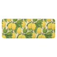 thumbnail image 1 of Yellow Lemon Fruits GreenLeaves Pattern Kitchen Rug Mat,Kitchen Runner Rugs Non Skid Washable,Decorative Kitchen Floor Mats for Kitchen,Sink,Laundry,17"x47.2", 1 of 7