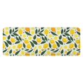 thumbnail image 1 of Yellow Lemon Fruits GreenLeaves Pattern Kitchen Rug Mat,Kitchen Runner Rugs Non Skid Washable,Decorative Kitchen Floor Mats for Kitchen,Sink,Laundry,17"x47.2", 1 of 7