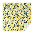 thumbnail image 1 of Yellow Lemon Fruits GreenLeaves Pattern Square Tablecloth,Waterproof Square Table Cover,Wipeable Spillproof Washable Table Cover for Home Kitchen Party Decor 60"x60"(152x152cm), 1 of 6