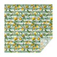 thumbnail image 1 of Yellow Lemon Fruits StripedGreen Pattern Square Tablecloth,Waterproof Square Table Cover,Wipeable Spillproof Washable Table Cover for Home Kitchen Party Decor 60"x60"(152x152cm), 1 of 6