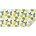 thumbnail image 1 of Yellow Lemon Fruits White Pattern Rectangle Tablecloth 60"x120",Waterproof Polyester Rectangle Table Cloth, Wipeable Spillproof Polyester Tablecloth for Dining, Camping, Indoor and Outdoor, 1 of 6